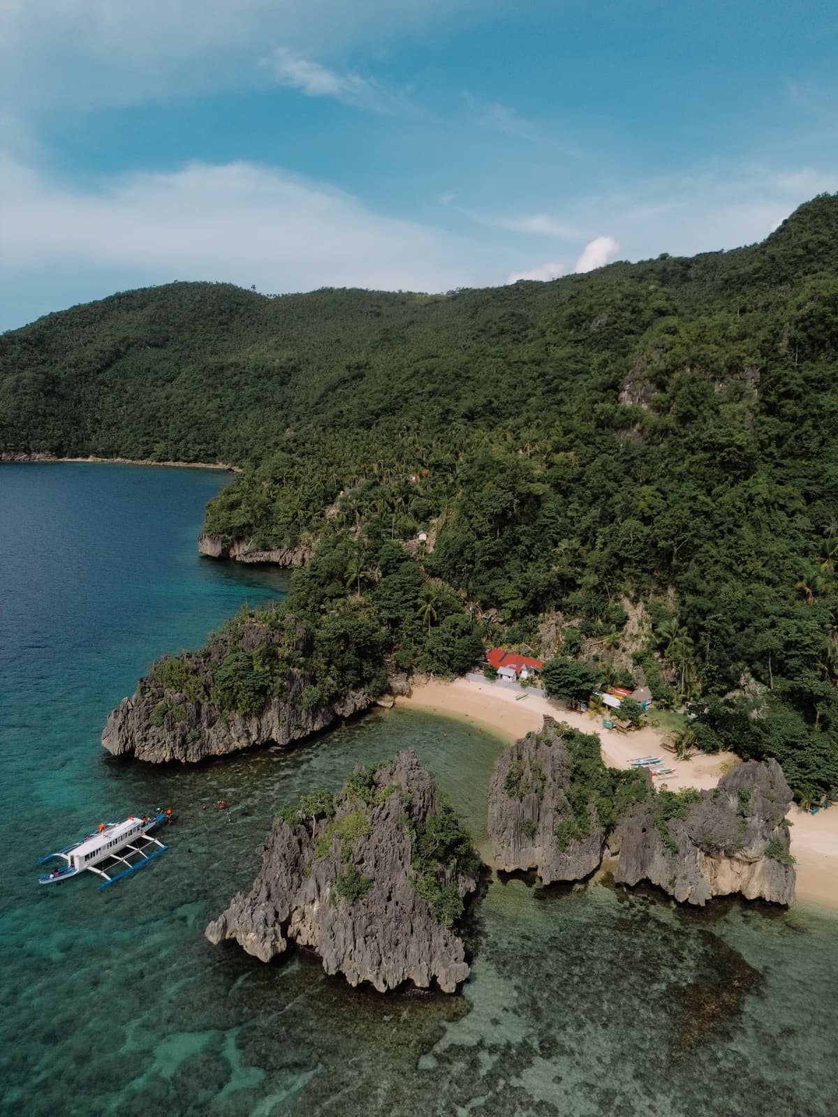 Aerial view of Calatrava, Romblon