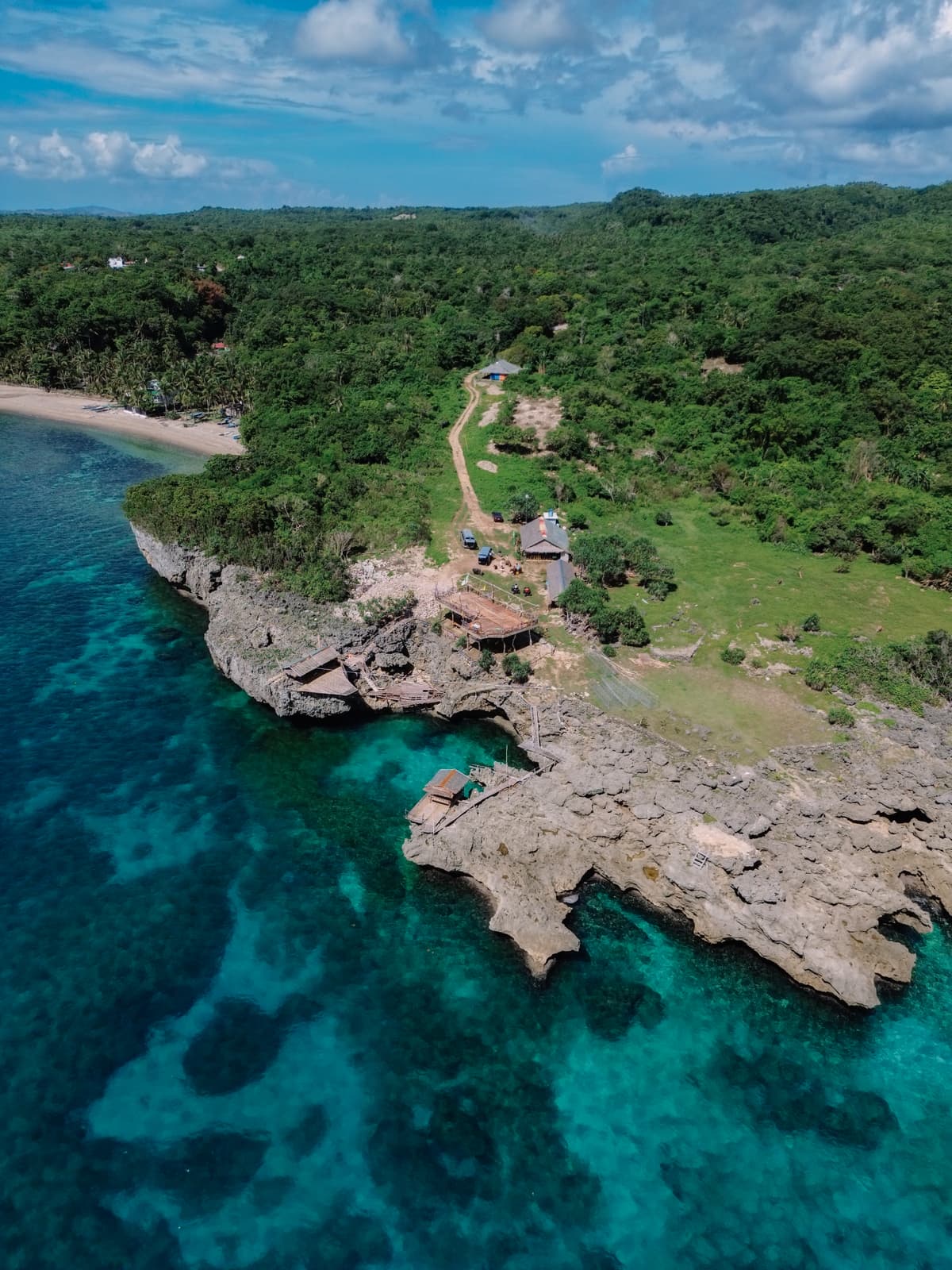 Aerial view of Carabao Island, Romblon