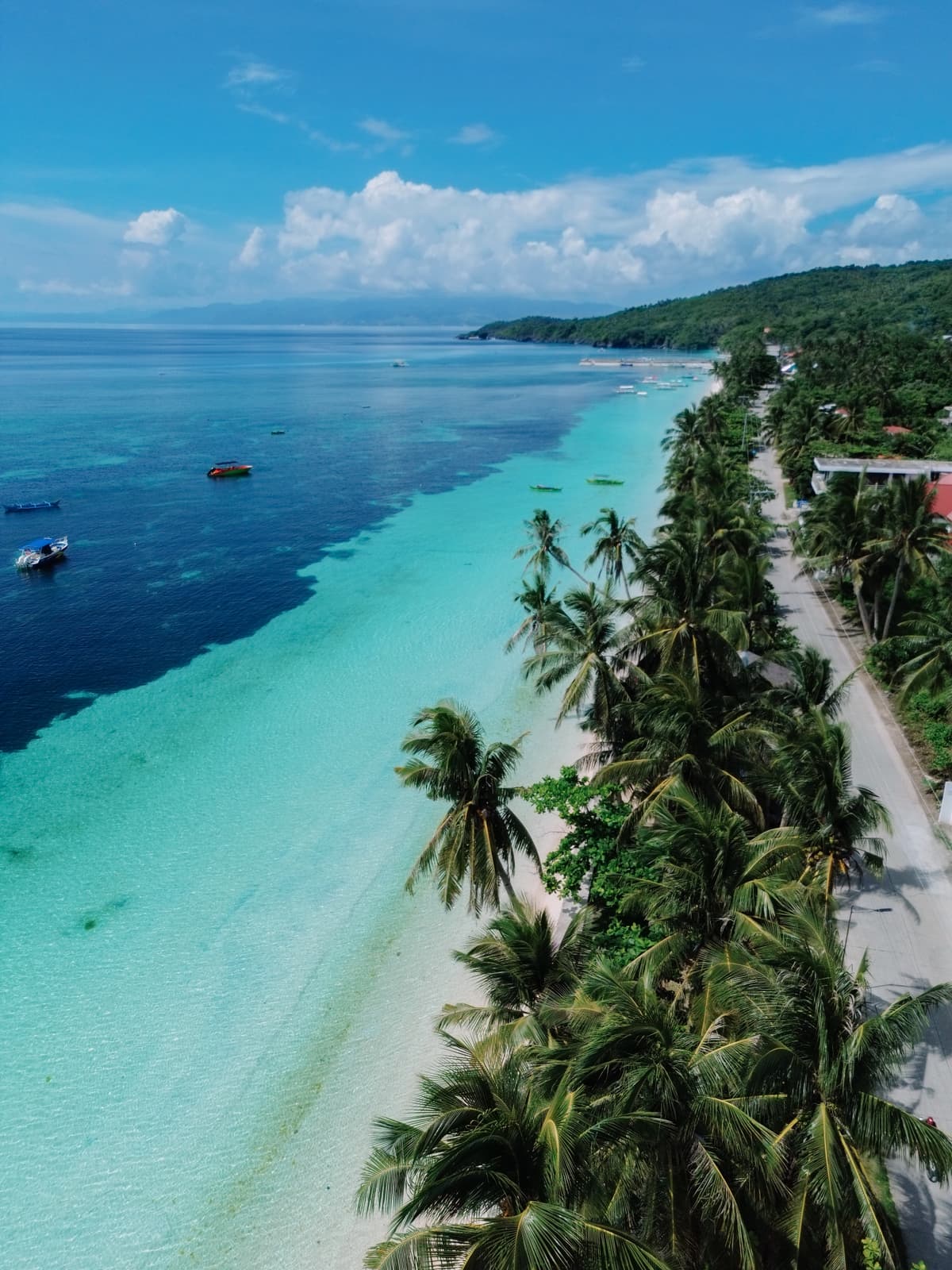 Aerial view of Carabao Island, Romblon