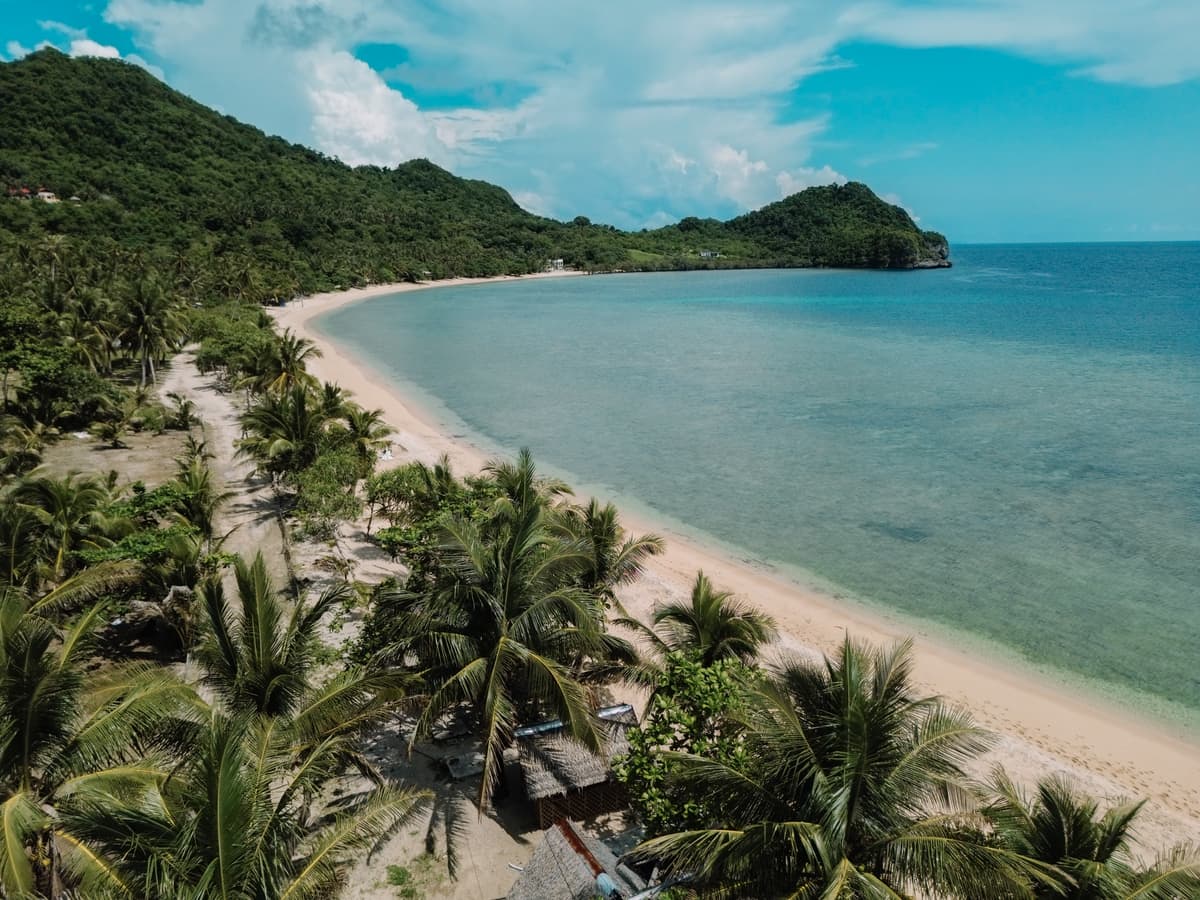 Aerial view of Looc, Romblon