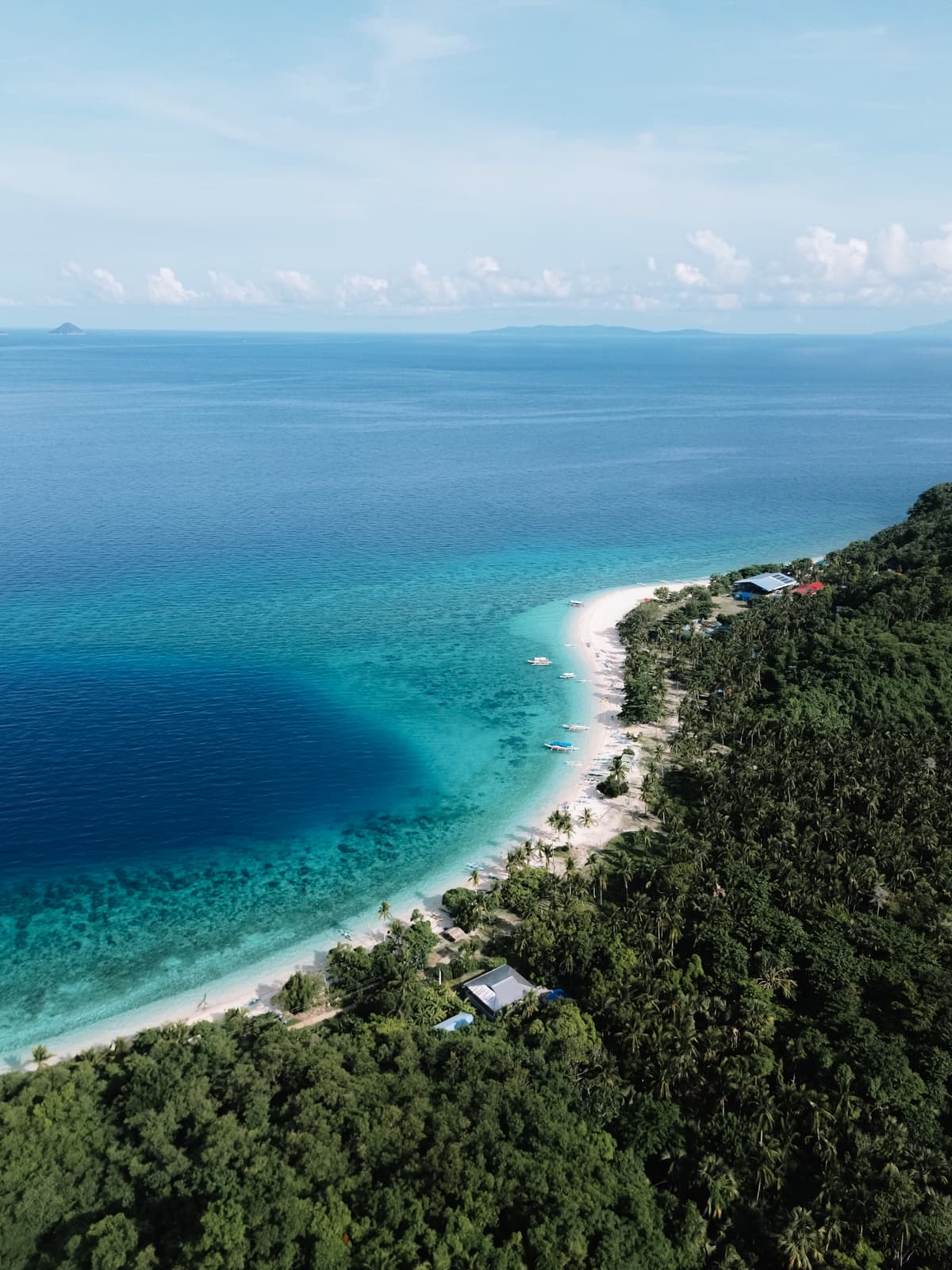 Aerial view of Looc, Romblon