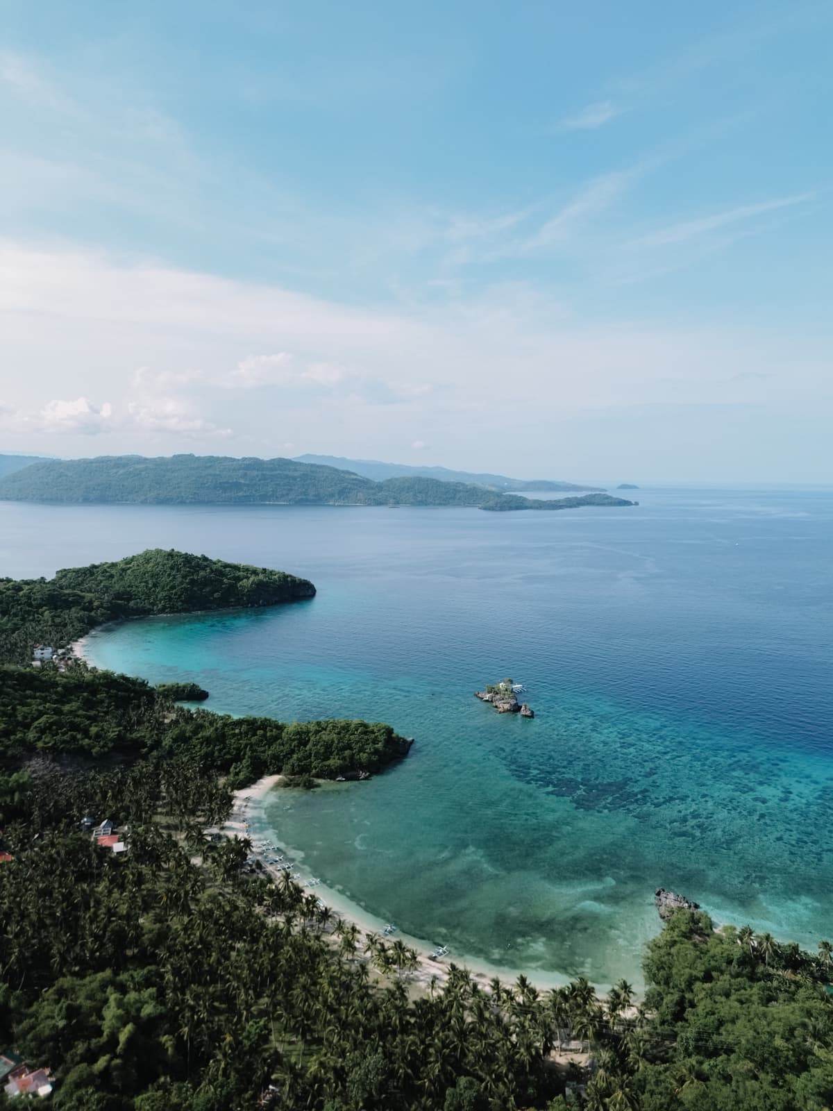 Aerial view of Romblon Island, Romblon