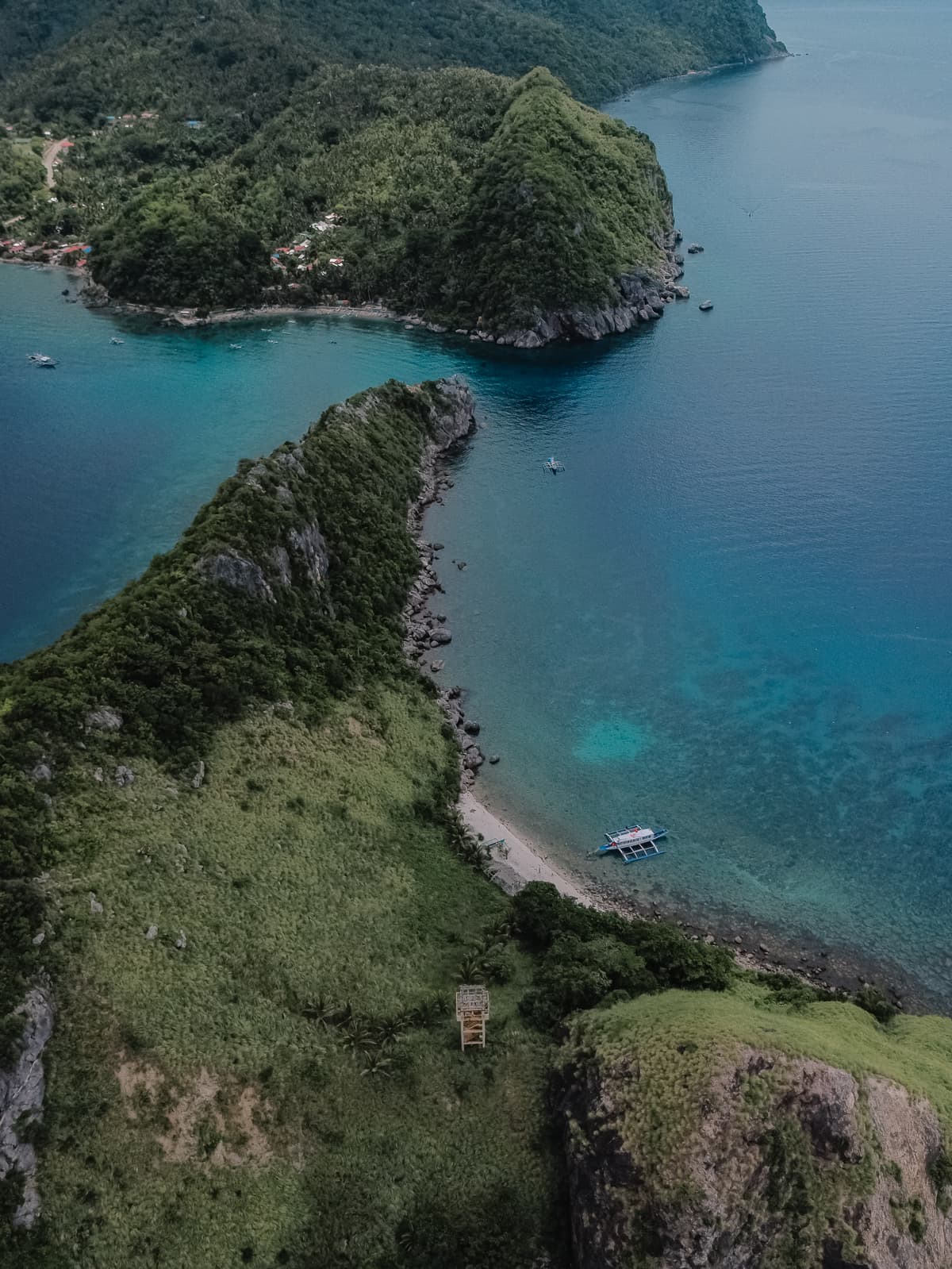 Aerial view of San Agustin, Romblon