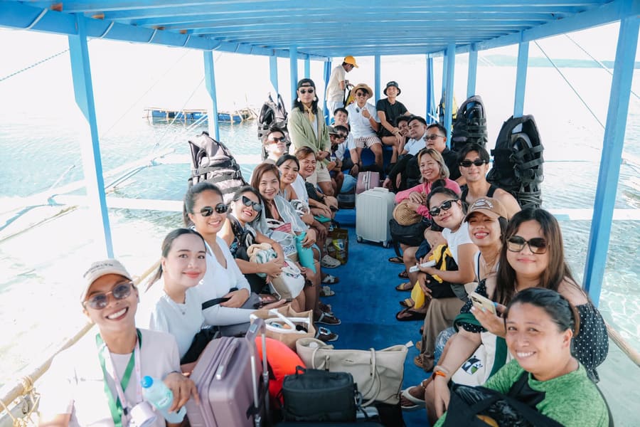 Guests enjoying a day tour in Romblon